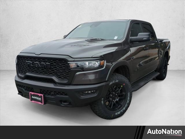 Gray (Granite Crystal Metallic Clearcoat) 2026 RAM 1500 Rebel Crew Cab 4WD Pickup Truck Four-Wheel Drive 8-Speed Automatic