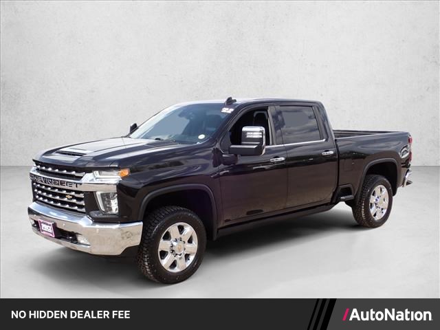 Mosaic Black Metallic 2022 Chevrolet Silverado 2500HD LTZ Crew Cab 4WD Pickup Truck Four-Wheel Drive 6-Speed Automatic