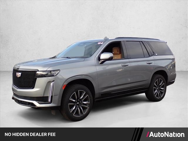 Argent Silver Metallic 2024 Cadillac Escalade SUV / Crossover Four-Wheel Drive Automatic