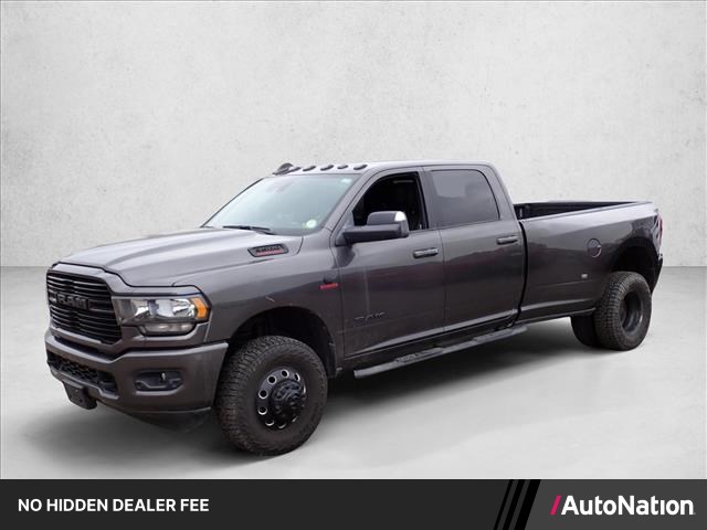 Gray (Granite Crystal Metallic Clearcoat) 2021 RAM 3500 Big Horn Crew Cab LB DRW 4WD Pickup Truck Four-Wheel Drive 6-Speed Automatic