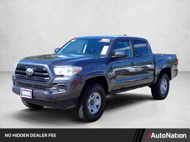 Magnetic Gray Metallic 2019 Toyota Tacoma SR V6 Double Cab 4WD Pickup Truck Four-Wheel Drive Automatic