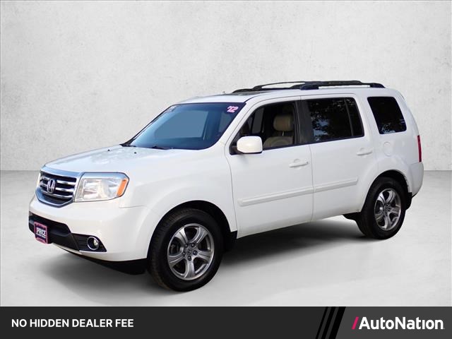 Taffeta White 2012 Honda Pilot EX-L with DVD 4WD SUV / Crossover Four-Wheel Drive Automatic