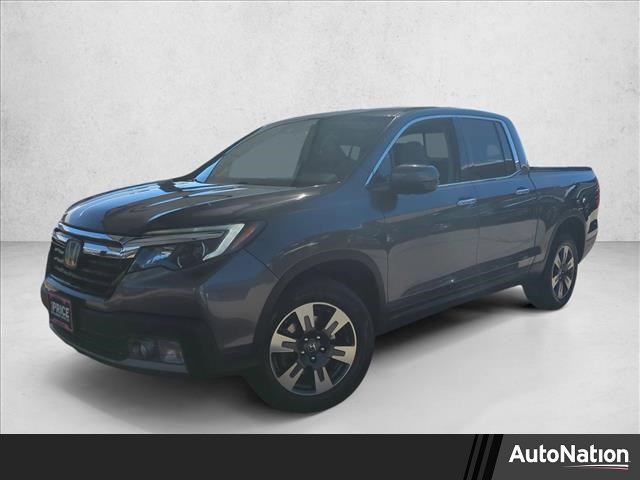 Gray (Modern Steel Metallic) 2018 Honda Ridgeline RTL-E AWD Pickup Truck All-Wheel Drive 6-Speed Automatic