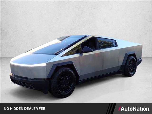 Gray 2024 Tesla Cybertruck Pickup Truck All-Wheel Drive Automatic
