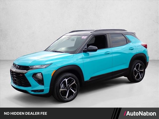 Oasis Blue 2022 Chevrolet Trailblazer SUV / Crossover Four-Wheel Drive 9-Speed Automatic