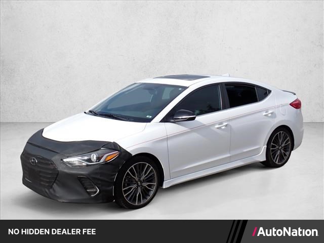 Ceramic White 2018 Hyundai Elantra Sedan Front-Wheel Drive Automatic