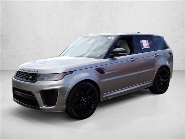 Gray (Eiger Grey Metallic) 2022 Land Rover Range Rover Sport SVR AWD SUV / Crossover All-Wheel Drive Automatic
