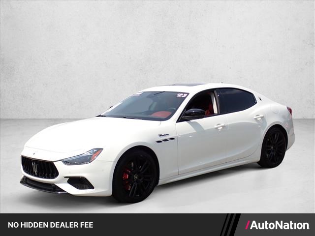 White 2023 Maserati Ghibli Sedan All-Wheel Drive Automatic