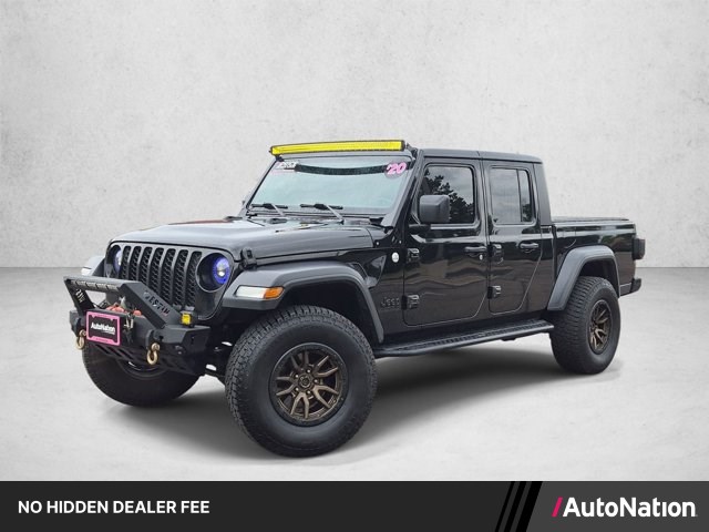 Black Clearcoat 2020 Jeep Gladiator Pickup Truck Four-Wheel Drive 6-Speed Manual
