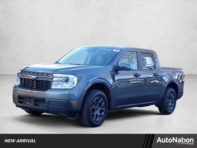 Gray (Carbonized Grey Metallic) 2022 Ford Maverick XLT SuperCrew AWD Pickup Truck All-Wheel Drive 8-Speed Automatic