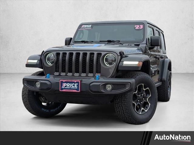 Gray (Granite Crystal Metallic Clearcoat) 2023 Jeep Wrangler 4xe Rubicon 4WD SUV / Crossover Four-Wheel Drive 8-Speed Automatic