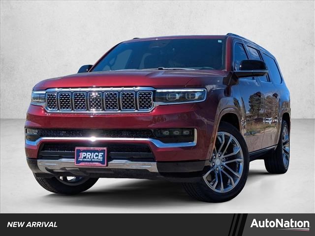 Velvet Red Pearlcoat 2023 Jeep Grand Wagoneer L Series II 4WD SUV / Crossover Four-Wheel Drive 8-Speed Automatic