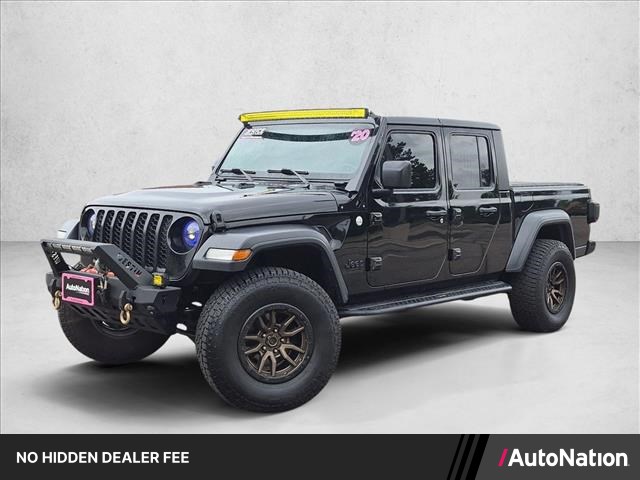 Black Clearcoat 2020 Jeep Gladiator Pickup Truck Four-Wheel Drive 6-Speed Manual