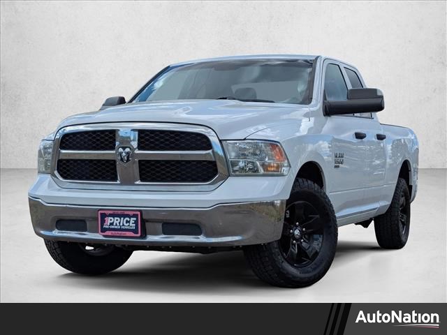 Bright White Clearcoat 2019 RAM 1500 Classic Tradesman Quad Cab 4WD Pickup Truck Four-Wheel Drive 8-Speed Automatic