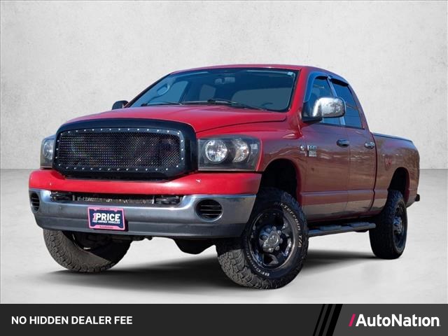 Flame Red 2007 Dodge RAM 2500 Pickup Truck Four-Wheel Drive 6-Speed Automatic