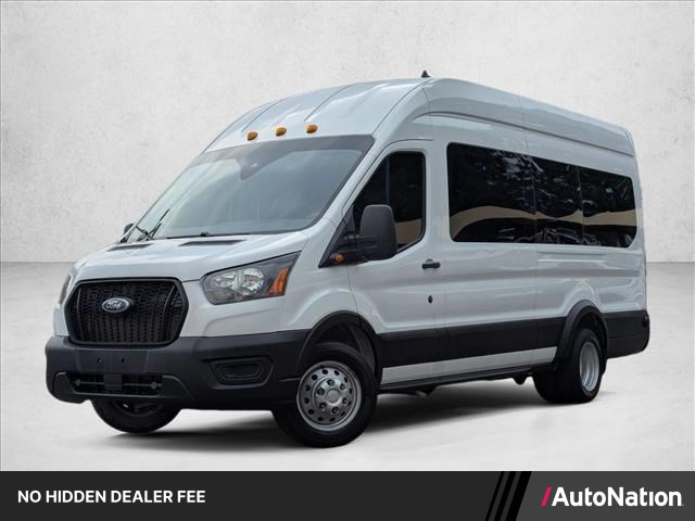 Oxford White 2023 Ford Transit Passenger Van Rear-Wheel Drive Automatic