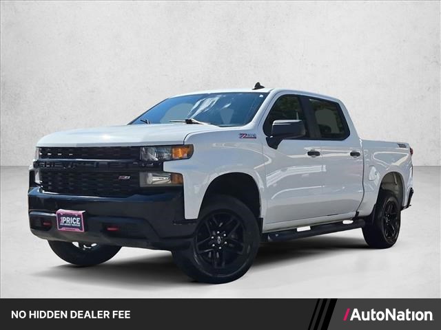White 2021 Chevrolet Silverado 1500 Pickup Truck Four-Wheel Drive 6-Speed Automatic