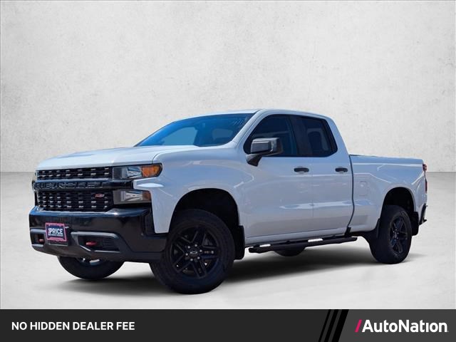 White 2020 Chevrolet Silverado 1500 Pickup Truck Four-Wheel Drive Automatic