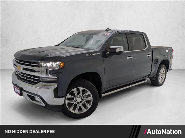 Shadow Gray Metallic 2019 Chevrolet Silverado 1500 Pickup Truck Four-Wheel Drive 8-Speed Automatic