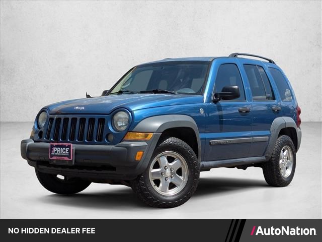 Blue 2006 Jeep Liberty SUV / Crossover Four-Wheel Drive 5-Speed Automatic
