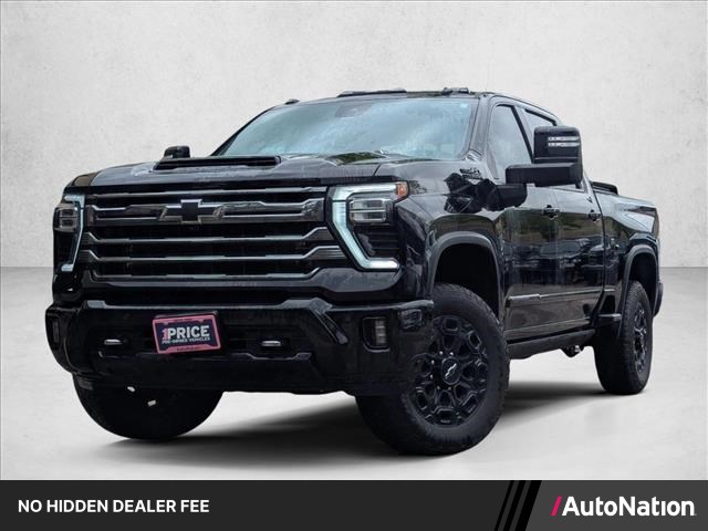 Black 2024 Chevrolet Silverado 3500HD High Country Crew Cab 4WD Pickup Truck Four-Wheel Drive Automatic