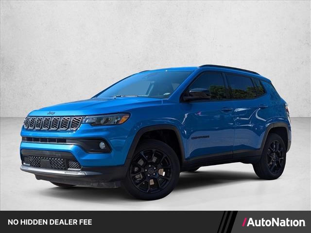 Hydro Blue Pearlcoat 2025 Jeep Compass SUV / Crossover Four-Wheel Drive 8-Speed Automatic