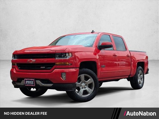 Red Hot 2018 Chevrolet Silverado 1500 Pickup Truck Four-Wheel Drive 6-Speed Automatic