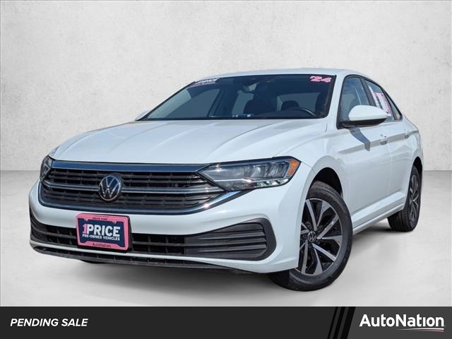 White 2024 Volkswagen Jetta S FWD Sedan Front-Wheel Drive 8-Speed Automatic