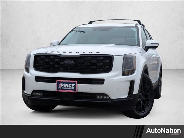 Glacial White Pearl 2021 Kia Telluride SX AWD SUV / Crossover All-Wheel Drive Automatic