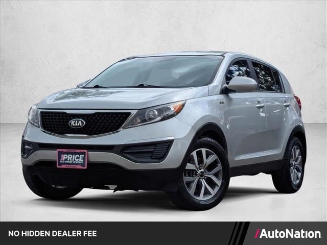 Bright Silver 2016 Kia Sportage LX AWD SUV / Crossover All-Wheel Drive Automatic
