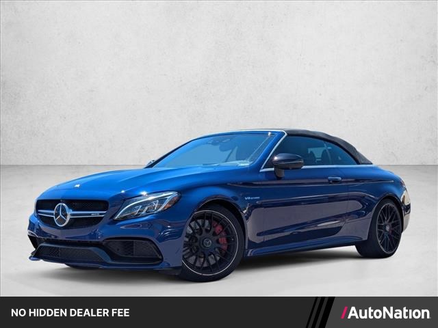 Brilliant Blue Metallic 2017 Mercedes-Benz C-Class Convertible Rear-Wheel Drive Automatic