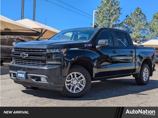 Black 2020 Chevrolet Silverado 1500 RST Crew Cab 4WD Pickup Truck Four-Wheel Drive 8-Speed Automatic