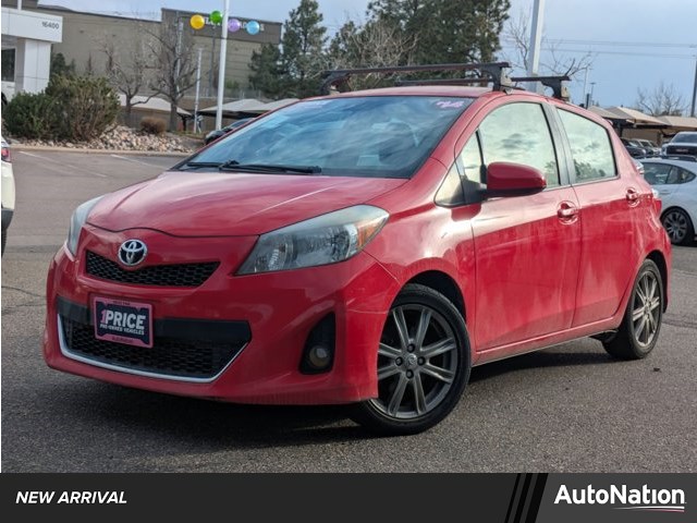 Absolutely Red 2014 Toyota Yaris SE Hatchback Front-Wheel Drive Automatic