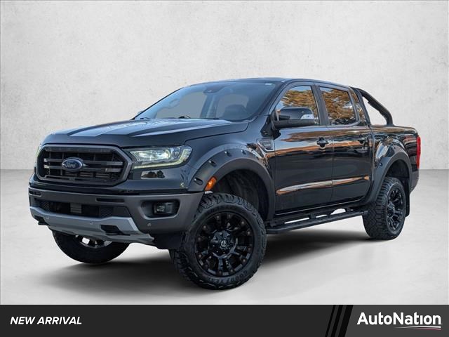 Shadow Black 2019 Ford Ranger Lariat SuperCrew 4WD Pickup Truck Four-Wheel Drive Automatic