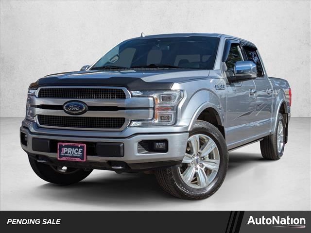 Iconic Silver Metallic 2020 Ford F-150 Platinum SuperCrew 4WD Pickup Truck Four-Wheel Drive Automatic
