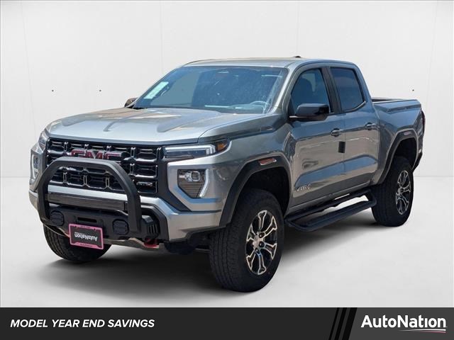 Sterling Metallic 2025 GMC Canyon AT4 Crew Cab 4WD Pickup Truck Four-Wheel Drive 8-Speed Automatic