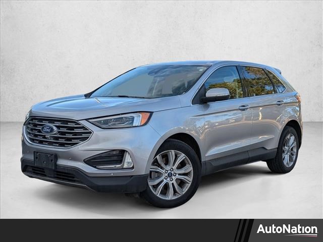 Iconic Silver Metallic 2022 Ford Edge Titanium AWD SUV / Crossover All-Wheel Drive 8-Speed Automatic