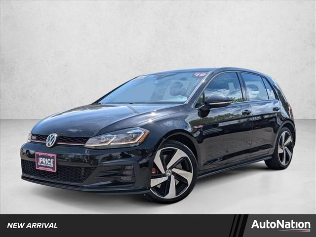 Deep Black Pearl 2019 Volkswagen Golf GTI 2.0T SE 4-Door FWD Hatchback Front-Wheel Drive 7-Speed Automatic