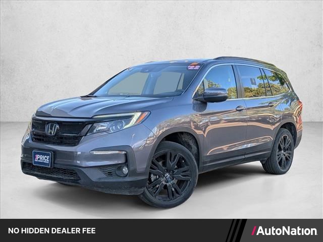 Gray 2022 Honda Pilot SE AWD SUV / Crossover All-Wheel Drive Automatic