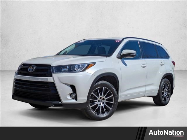 White (Blizzard Pearl) 2017 Toyota Highlander SE AWD SUV / Crossover All-Wheel Drive Automatic