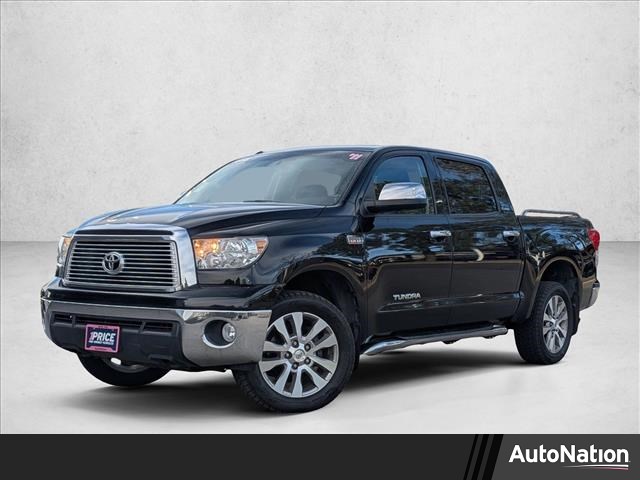 Black 2011 Toyota Tundra Limited 5.7L V8 CrewMax Cab 4WD Pickup Truck Four-Wheel Drive Automatic