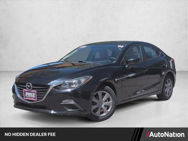 Jet Black Mica 2014 Mazda MAZDA3 i Sport Sedan Front-Wheel Drive Automatic