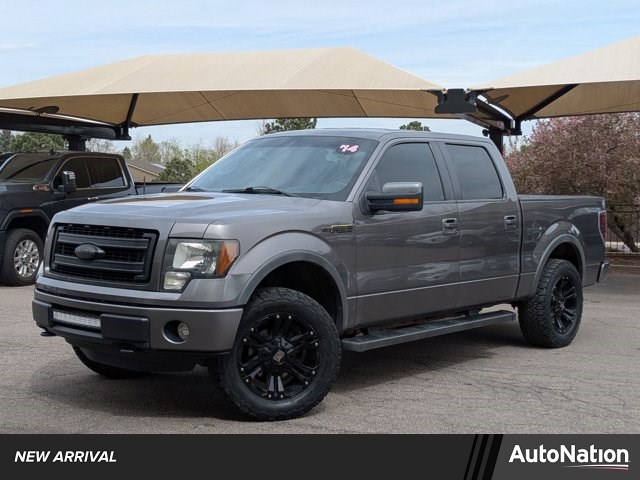 Sterling Gray Metallic 2014 Ford F-150 FX4 SuperCrew 4WD Pickup Truck Four-Wheel Drive 6-Speed Automatic
