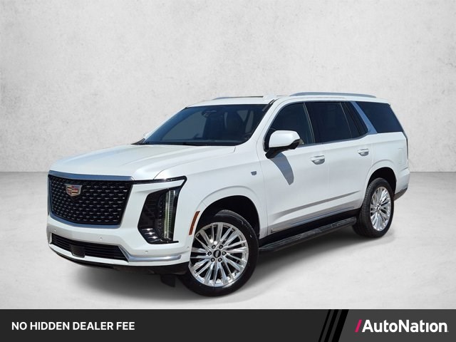Crystal White Tricoat 2025 Cadillac Escalade SUV / Crossover Four-Wheel Drive Automatic