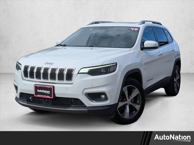 Bright White Clearcoat 2019 Jeep Cherokee Limited 4WD SUV / Crossover Four-Wheel Drive 9-Speed Automatic
