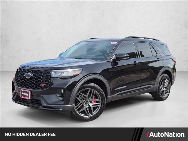 Agate Black Metallic 2025 Ford Explorer ST AWD SUV / Crossover All-Wheel Drive Automatic