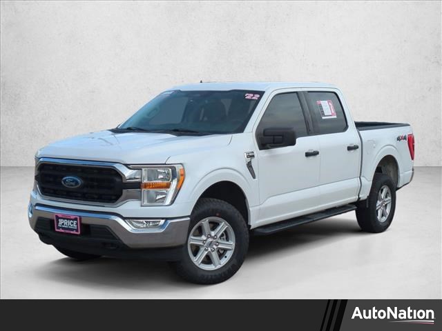 Oxford White 2022 Ford F-150 XLT SuperCrew 4WD Pickup Truck Four-Wheel Drive Automatic