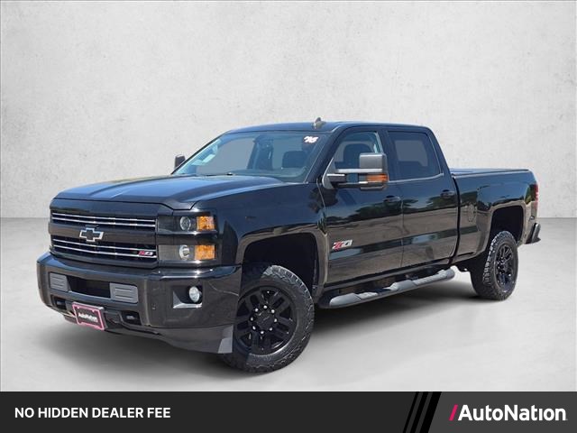 Black 2016 Chevrolet Silverado 2500HD Pickup Truck Four-Wheel Drive 6-Speed Automatic