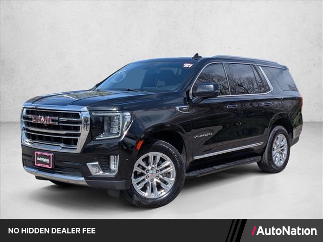 Onyx Black 2021 GMC Yukon SLT 4WD SUV / Crossover Four-Wheel Drive Automatic