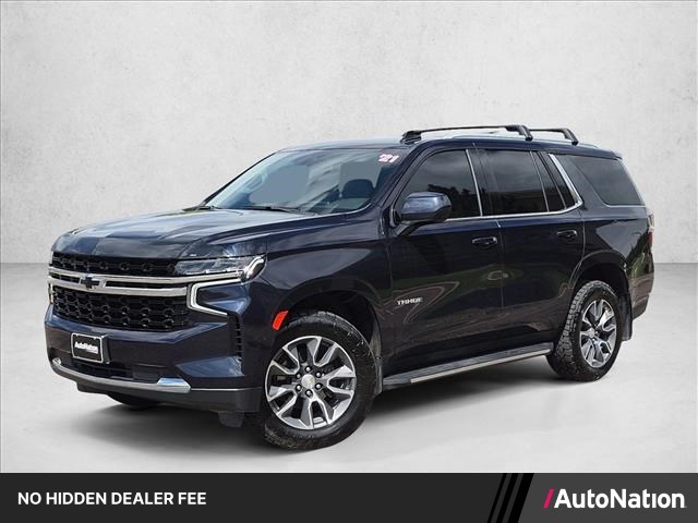 Midnight Blue Metallic 2021 Chevrolet Tahoe SUV / Crossover Four-Wheel Drive Automatic